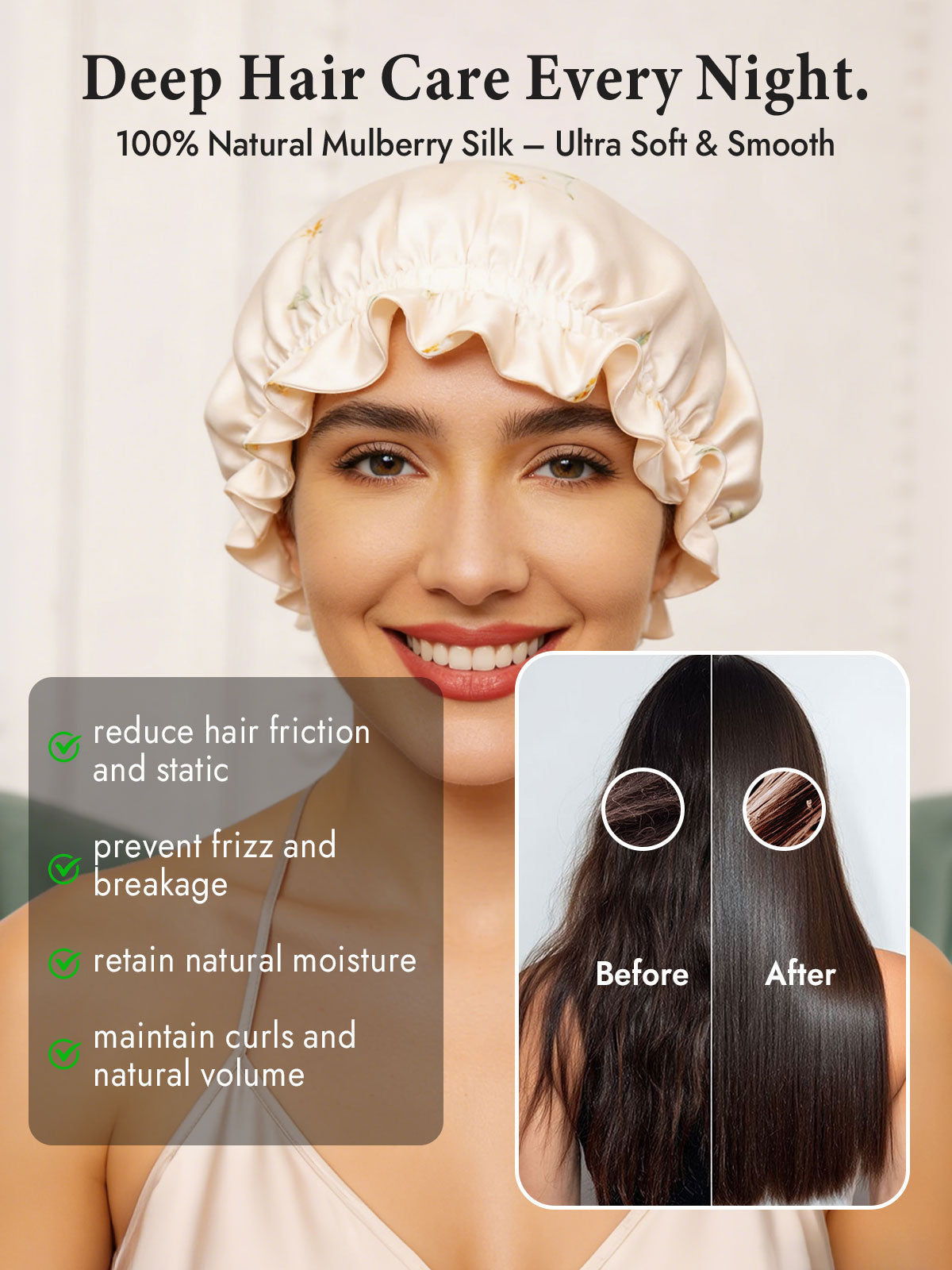 [Multi] SilkSilky  Sleep Cap 005