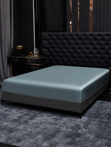 [Grayish Blue] SilkSilky  19Momme Sheet 001