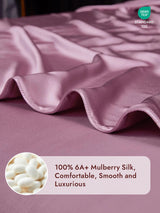 [Pale Mauve] SilkSilky  25Momme Duvet Covers 003