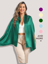 [Dark Green] SilkSilky  Scarf 001