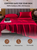 [Wine] SilkSilky  30Momme Pillowcase 007