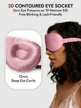 [Pale Mauve] SilkSilky  Eye Mask 004