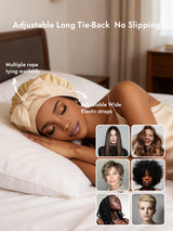 [Champagne] SilkSilky  Sleep Cap 004