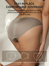 [Gray] SilkSilky  19Momme Stretch Silk Charmeuse Panty 005