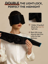[Black] SilkSilky  Eye Mask 004
