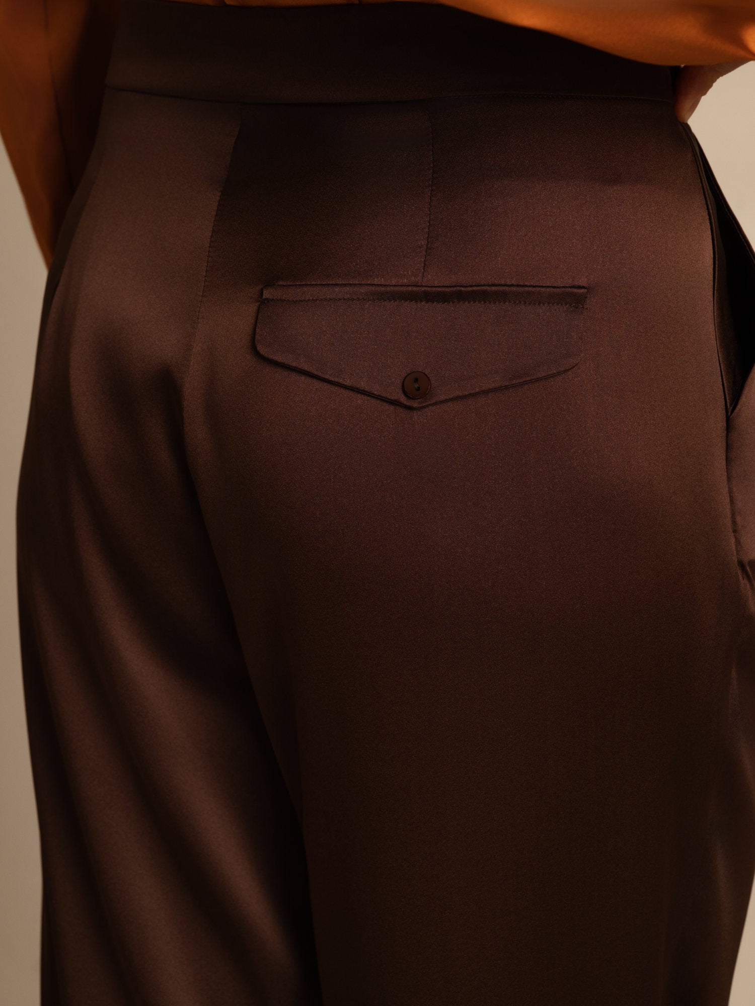 [Bitter Chocolate] SilkSilky  19Momme Silk Womens Pants 003