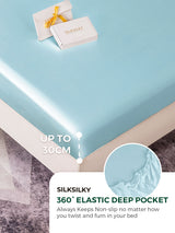 [Light Blue] SilkSilky  19Momme Bedding Set 004