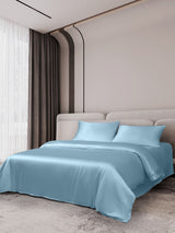[Light Blue] SilkSilky  19Momme Bedding Set 002