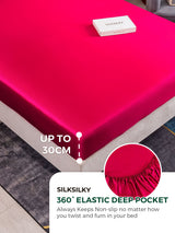 [Wine] SilkSilky  19Momme Bedding Set 004