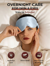 [Light Blue] SilkSilky  Eye Mask 007