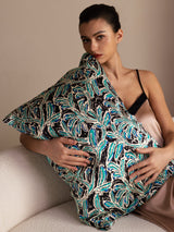 [Teal Botanical] SilkSilky  Pillowcases 003