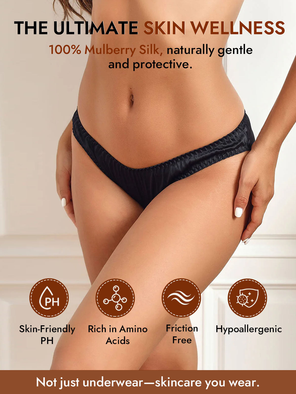 [Black] SilkSilky  Panty 003