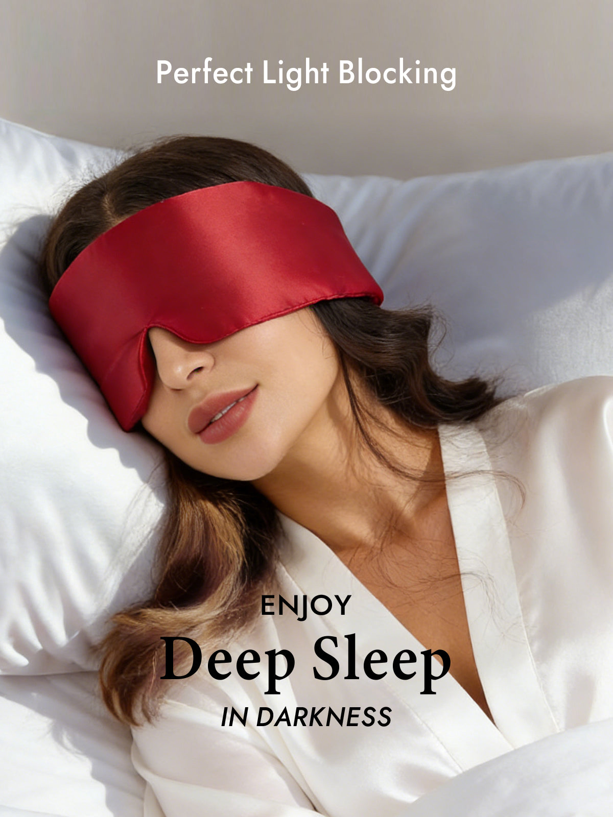 [Wine] SilkSilky  19Momme Pure Silk Eye Mask 003