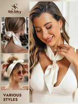 [Ivory] SilkSilky  Scarf 003