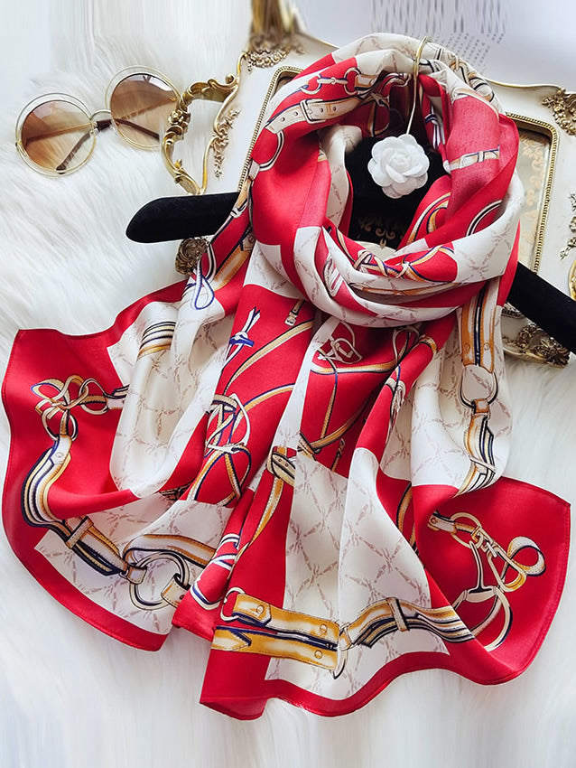 [P022] SilkSilky  Pure Silk Scarf 001,