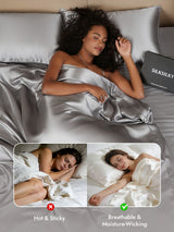 [Silver] SilkSilky  25Momme Duvet Covers 005