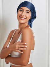 [Dark Blue] SilkSilky  Sleep Cap 003