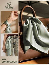 [Light Green] SilkSilky  Scarf 002