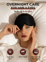 [Black] SilkSilky  Eye Mask 007