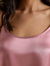 [Pale Mauve] SilkSilky  Spaghetti Strap Camisole Set 004