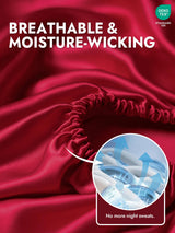 [Wine] SilkSilky  25Momme Sheet 003