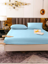 [Light Blue] SilkSilky  19Momme Bedding Set 006