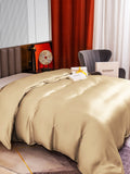 SilkSilky US 22Momme Pure Silk Duvet Cover Beige 002