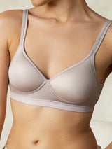 [Gray] SilkSilky  Silk Jersey Bra 004