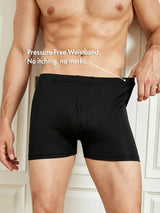 [Black] SilkSilky  100% Silk Jersey Men's Underwear 005