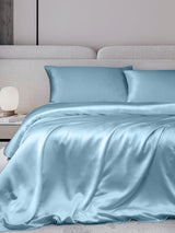 [Light Blue] SilkSilky  19Momme Bedding Set 001