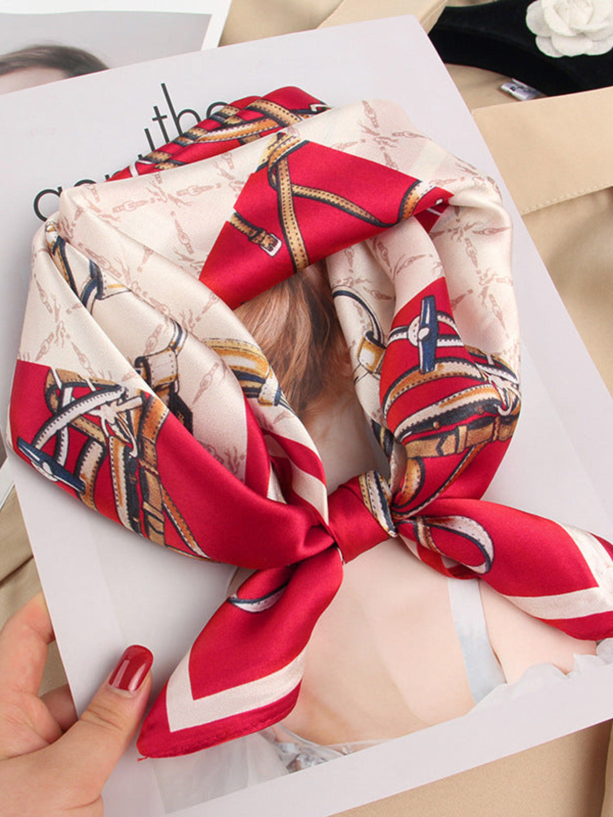[P033] SilkSilky  Pure Silk Scarf 002,