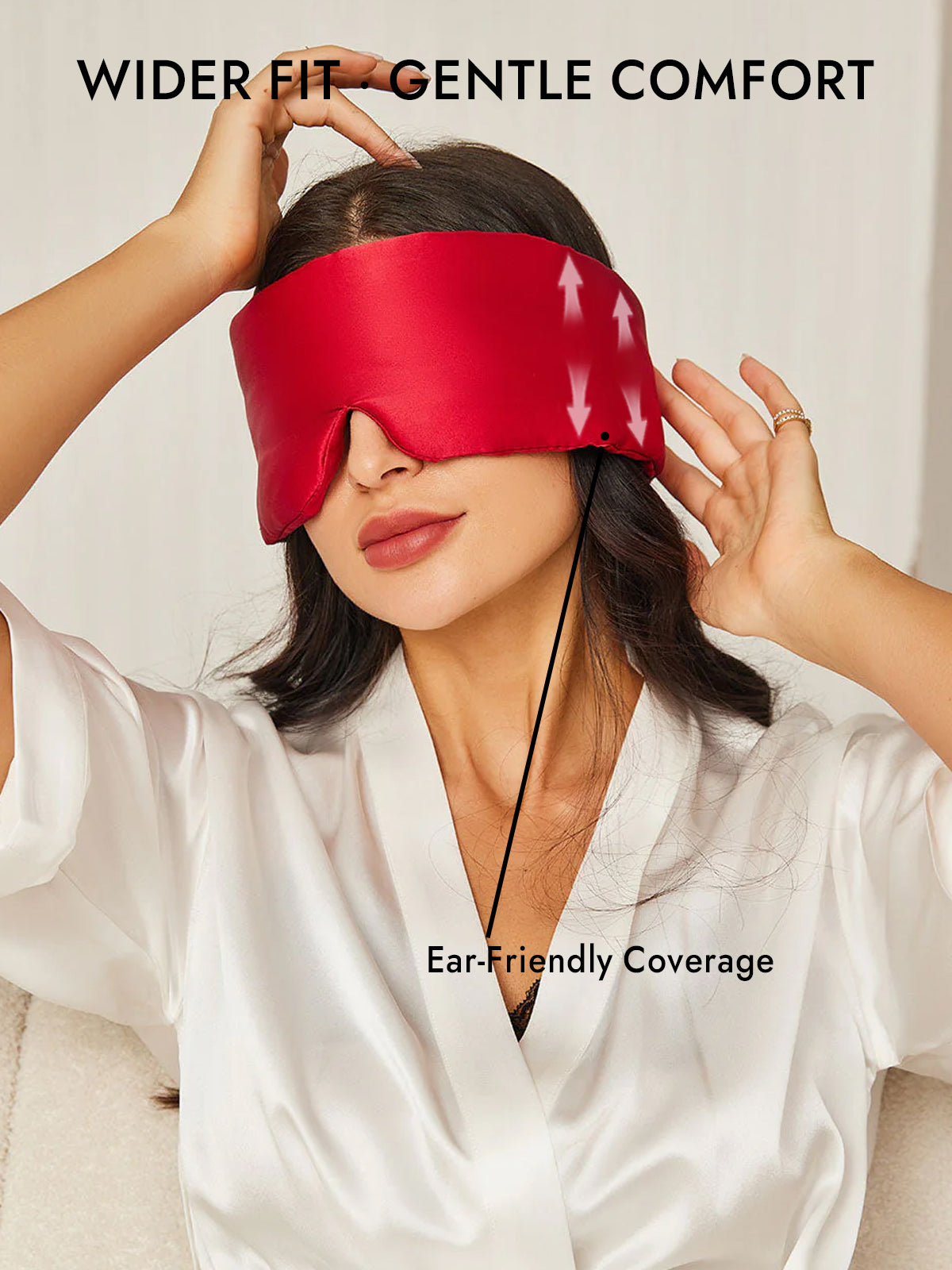 [Wine] SilkSilky  19Momme Pure Silk Eye Mask 005