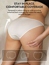 [White] SilkSilky  19Momme Stretch Silk Charmeuse Panty 005