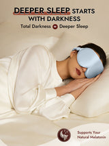 [Light Blue] SilkSilky  Eye Mask 005