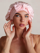 [Light Pink] SilkSilky  Sleep Cap 001