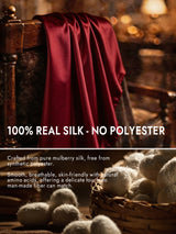 [Wine] SilkSilky  Scarf 003