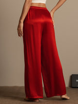 [Wine] SilkSilky  Women's Pants 002