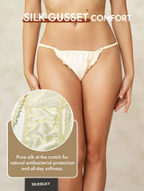 [Light Yellow] SilkSilky  Pure Silk Panty 004
