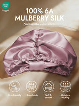 [Pale Mauve] SilkSilky  Sleep Cap 002
