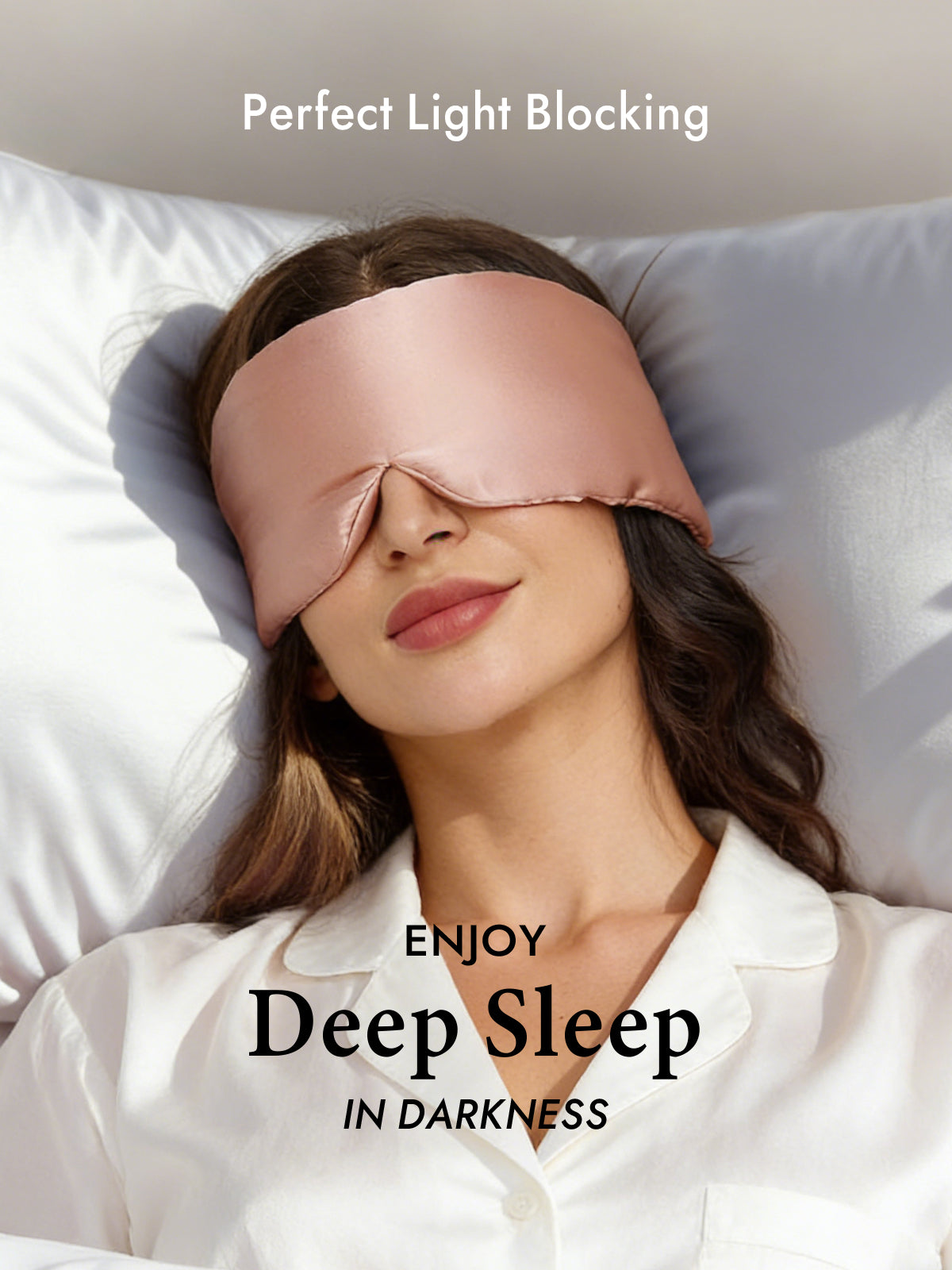 [Pink] SilkSilky  19Momme Pure Silk Eye Mask 003