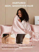 [Pink] SilkSilky  25Momme Duvet Covers 004