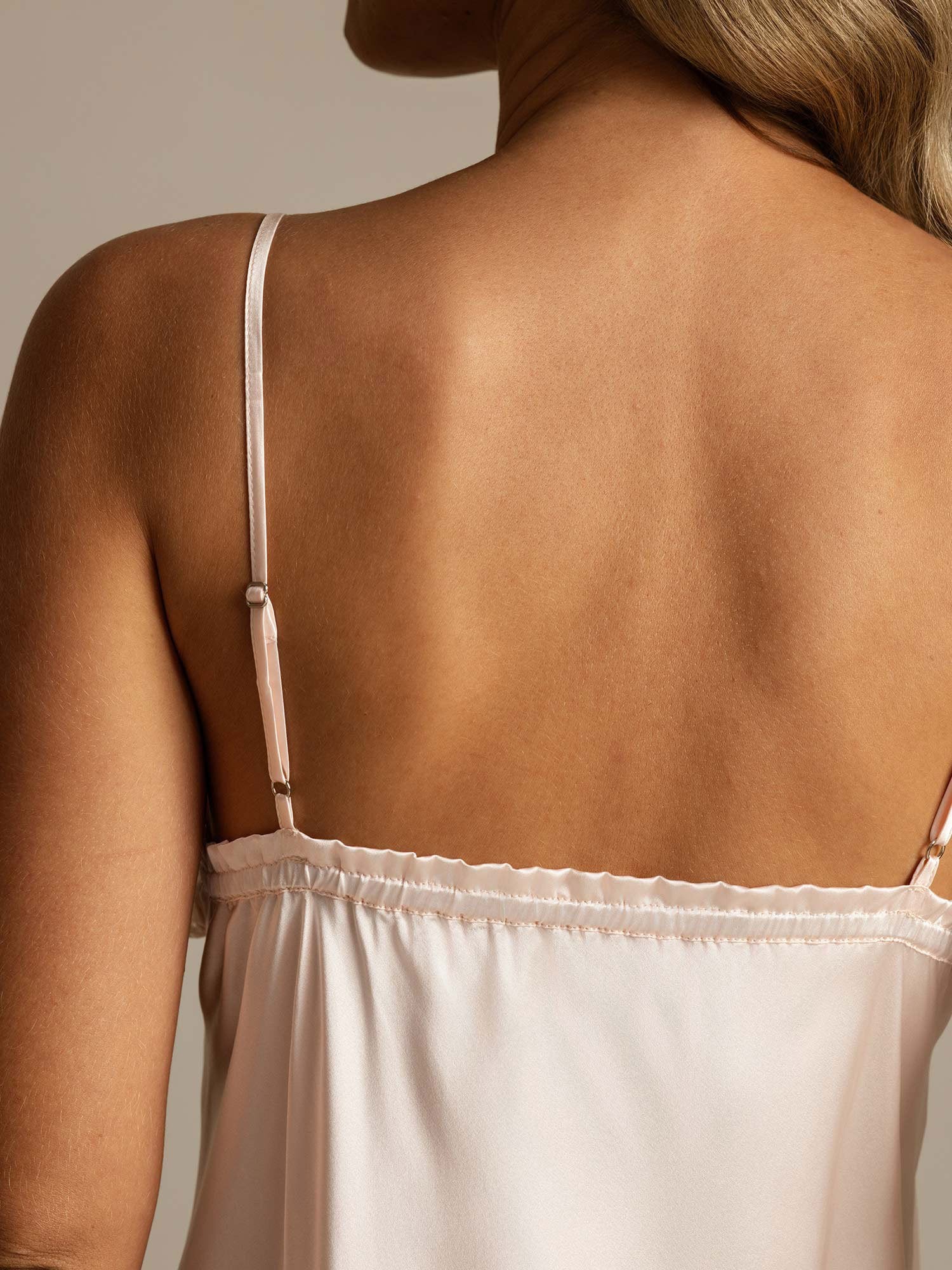 [LightPink] SilkSilky Pure Silk Nightgown 005
