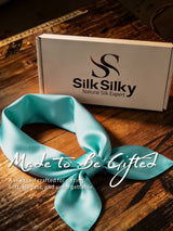 [Teal] SilkSilky  Scarf 004