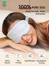 [Silver] SilkSilky  Eye Mask 002