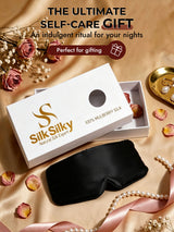 [Black] SilkSilky  Eye Mask 008
