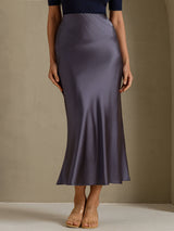 [Dark Gray] SilkSilky  Skirt 001