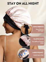 [Pink] SilkSilky  Sleep Cap 003