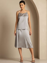 [Griffin Gray] SilkSilky  Spaghetti Strap Camisole Top 003