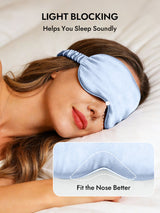 [Light Blue] SilkSilky  Eye Mask 003