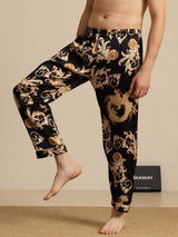 [Black Dragon] SilkSilky  Men's Sleep Shorts 001